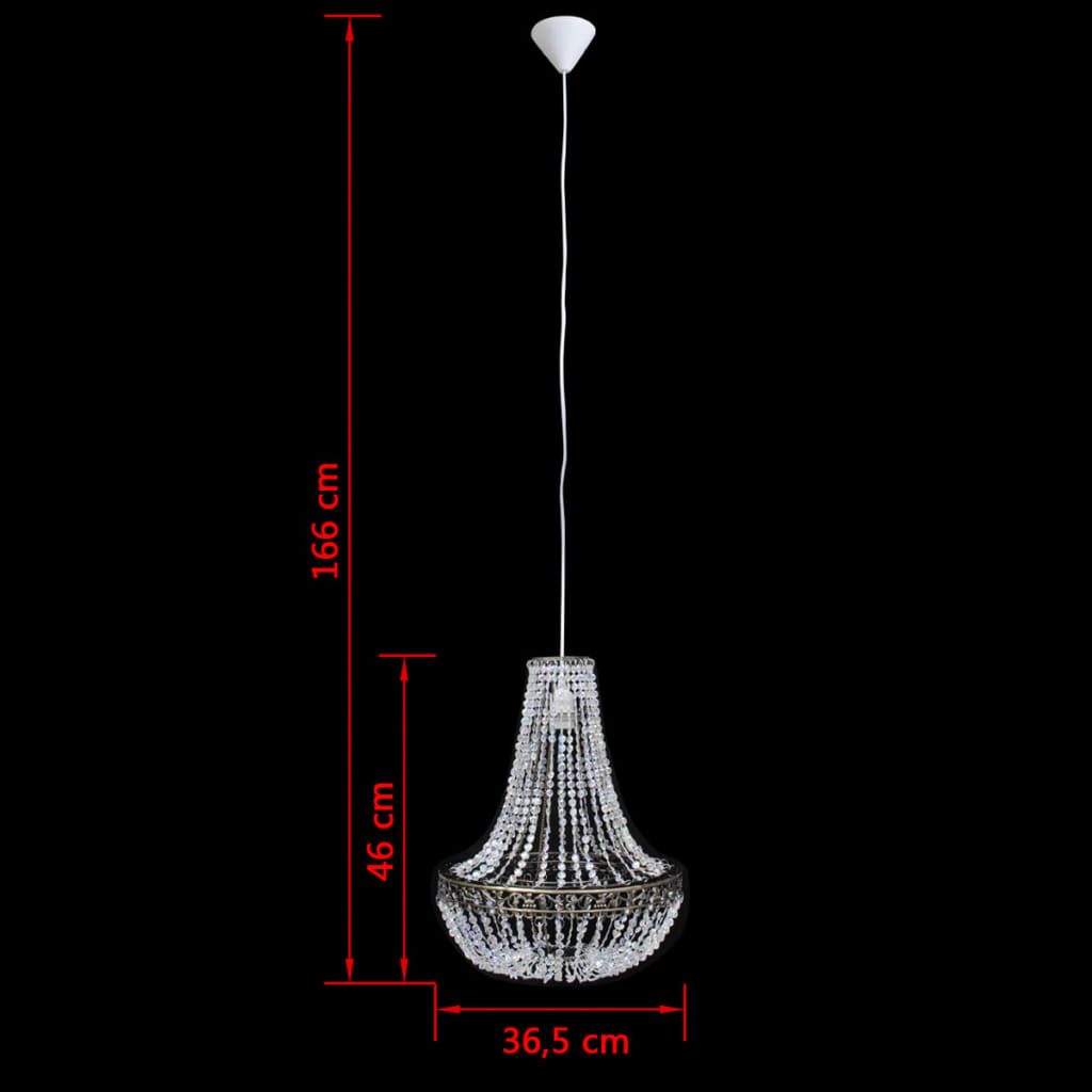 Taklampe Hengende lysekrone 36,5 x 46 cm