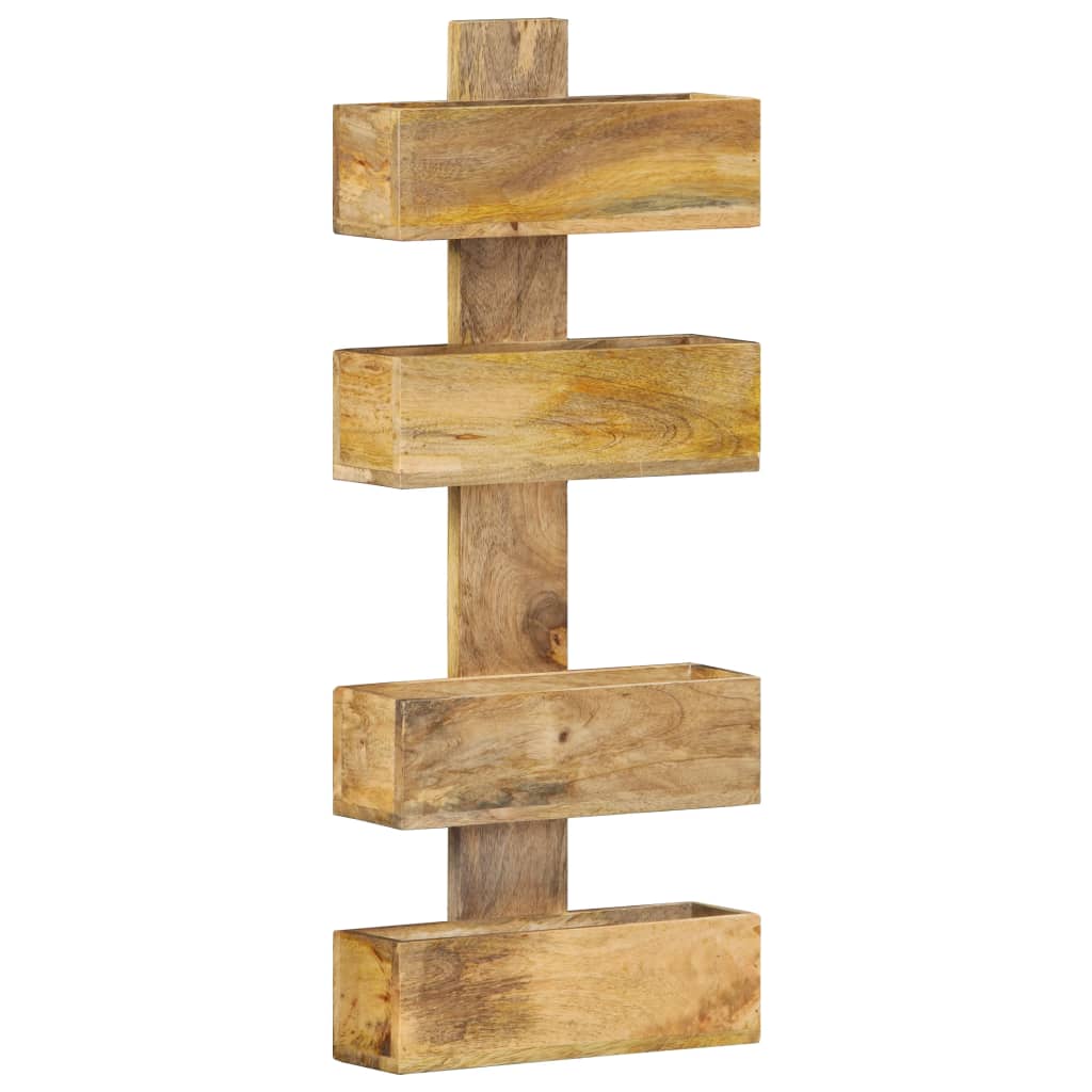 Magasinhylle Vegghengt 30x11x72 cm heltre mango