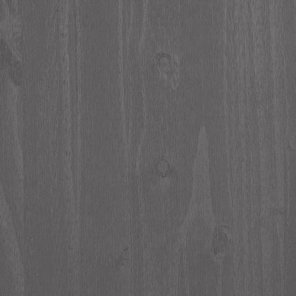 Salongbord Sofabord Grå HAMAR 100x55x35 cm heltre furu