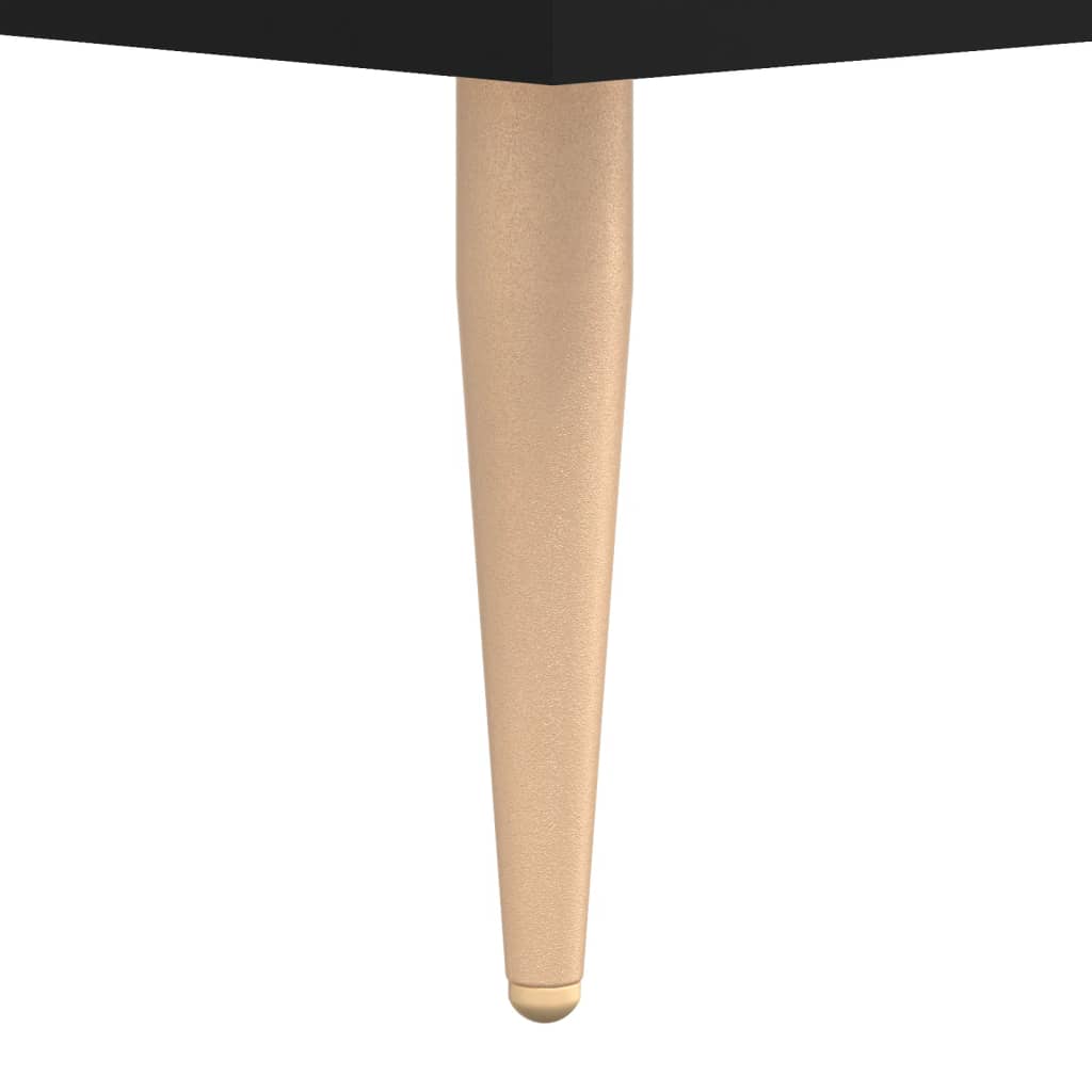 Salongbord Sofabord Svart 2 stk 50x50x40 cm