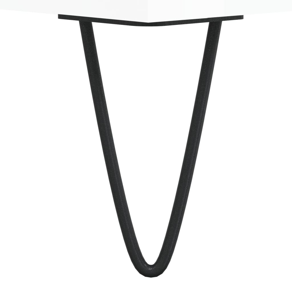 Skjenk Høyglans Hvit 69,5x34x90 cm