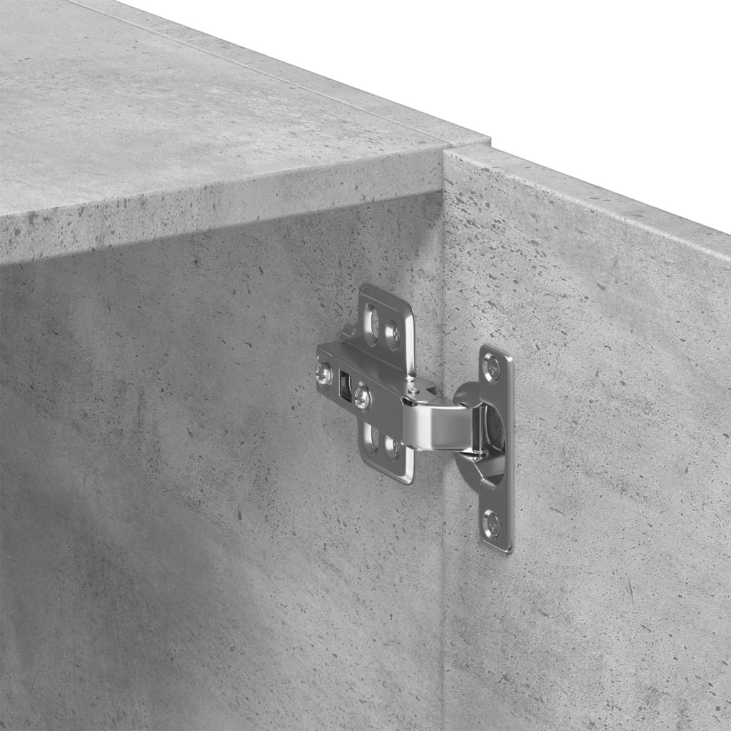 Skap Betonggrå 70x42,5x225 cm