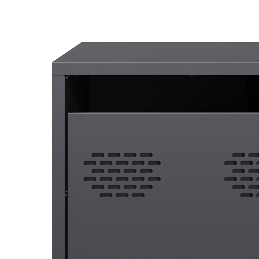 Salongbord Sofabord DIV. antrasitt 101,5x50x43,5 cm kaldvalset stål