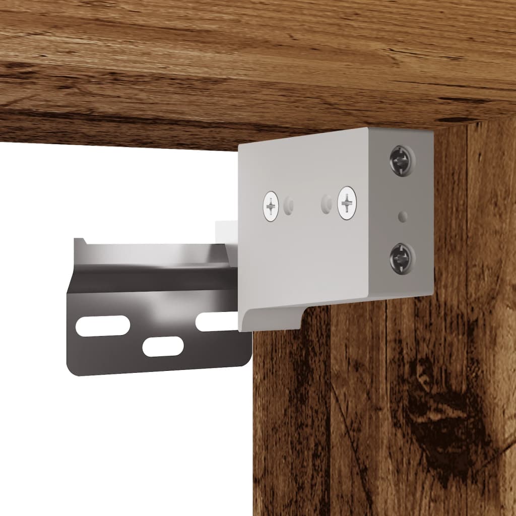 Skoskap Skohylle Skobenk Gammelt Tre 60x35x70 cm