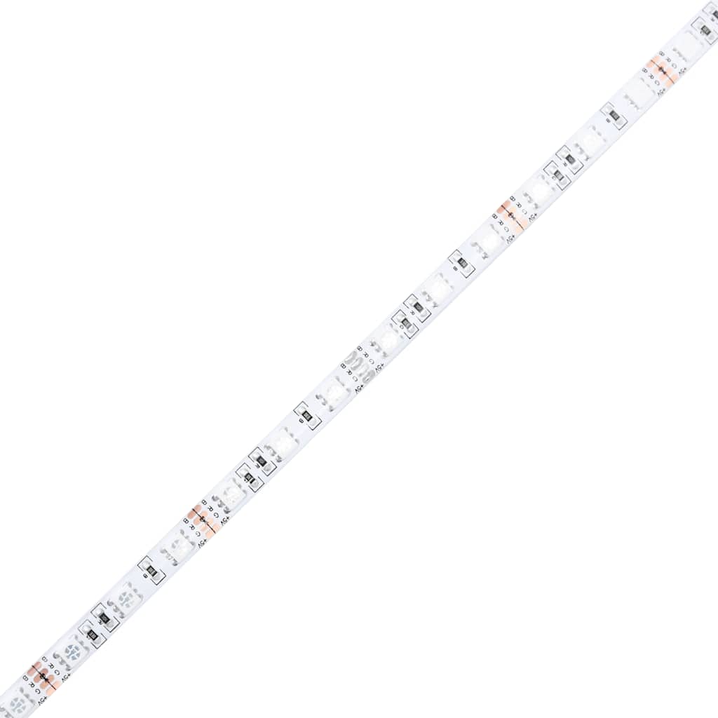 Salongbord Sofabord Gammelt Tre med LED-lys 50x49x40 cm