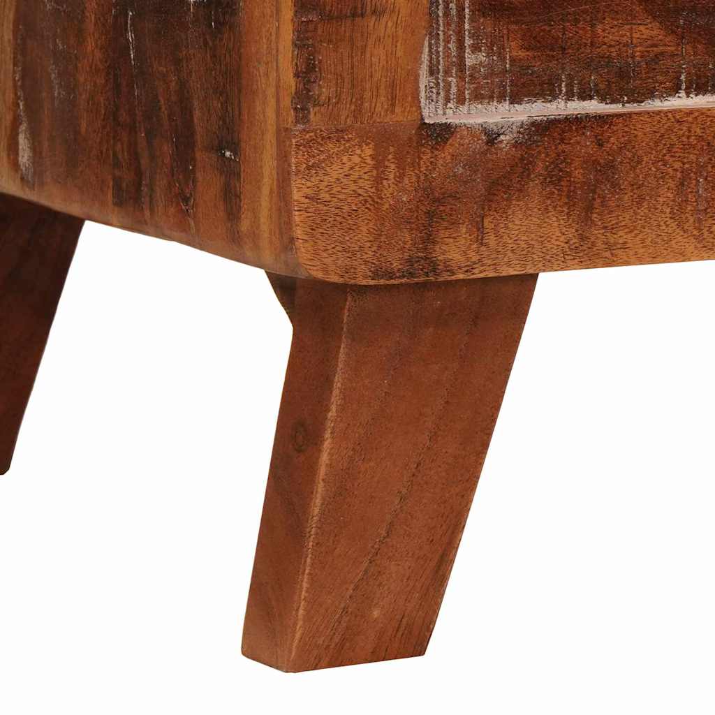 Oppbevaringskiste med lagring 70 x 35 x 40 cm gjenvunnet heltre