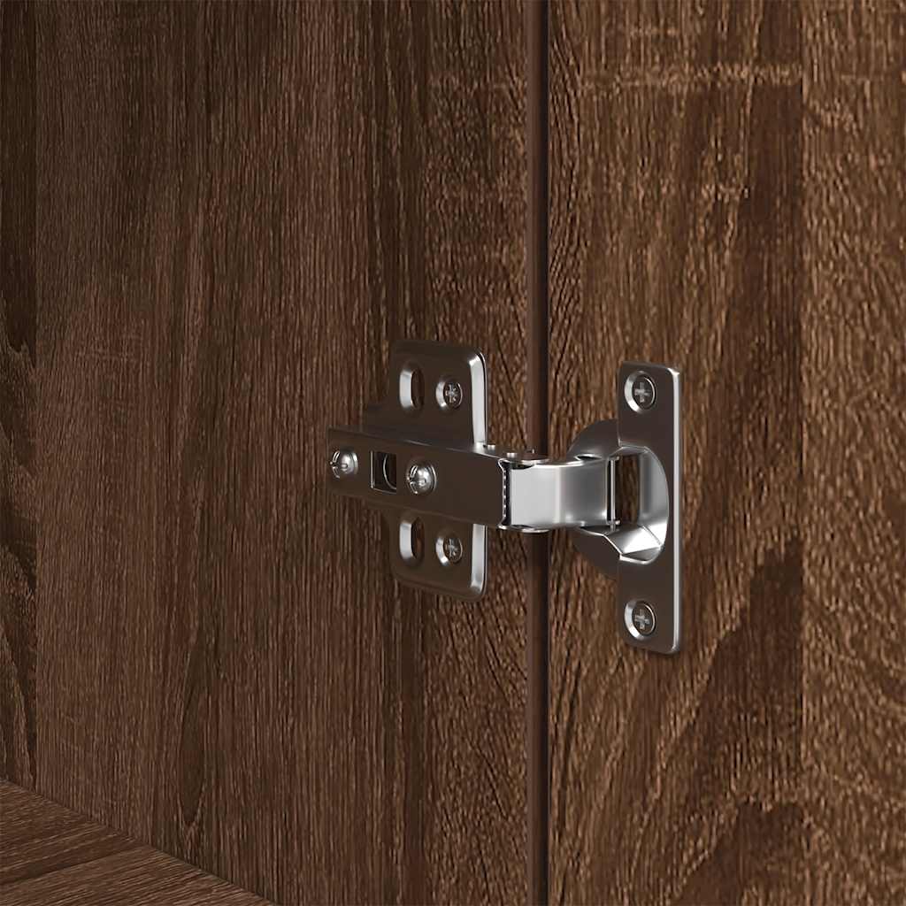 Nattbord Sengbord Brun Eik 39x35x125 cm