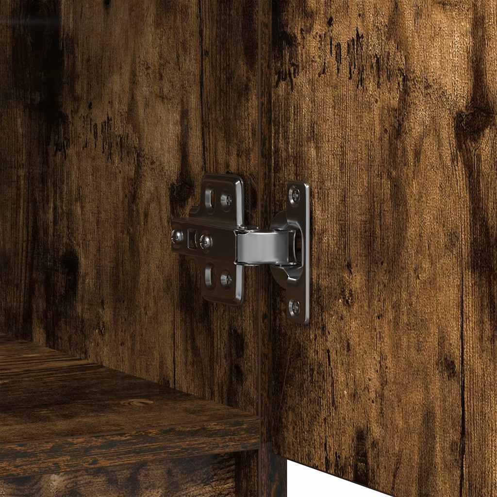 Skjenk Røkt Eik med skuffer 71x35x84 cm