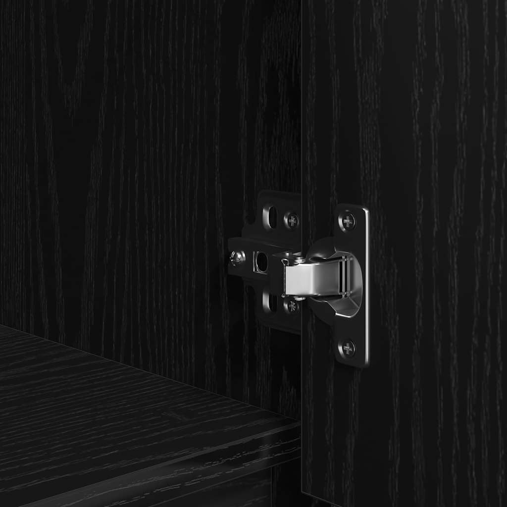 Skap Svart Eik 55,5x34x119,5 cm