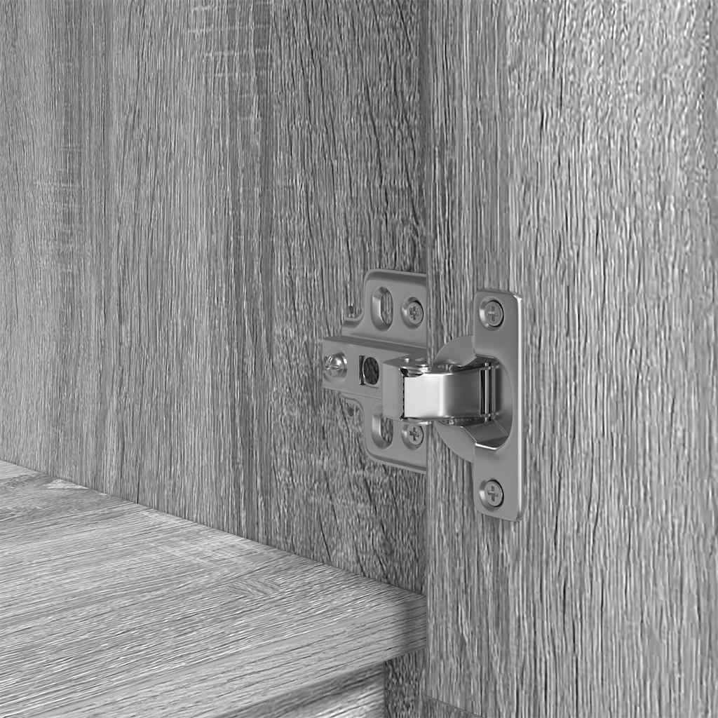 Skap Sonoma Grå med skuff 55,5x34x119,5 cm