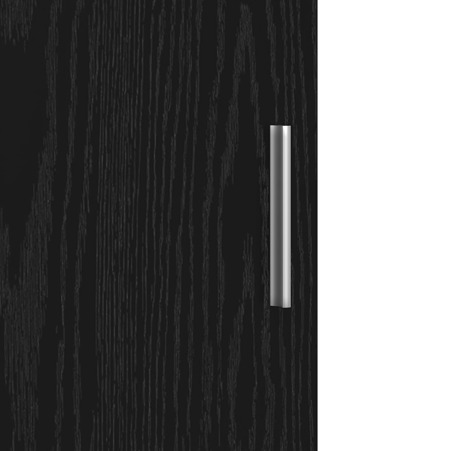 Skap Svart Eik 40x42.5x185 cm Treverk