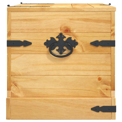 Oppbevaringskiste meksikansk Corona-stil furu 91x49,5x47 cm