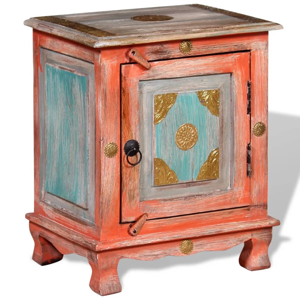 Nattbord Sengbord orange mango heltre