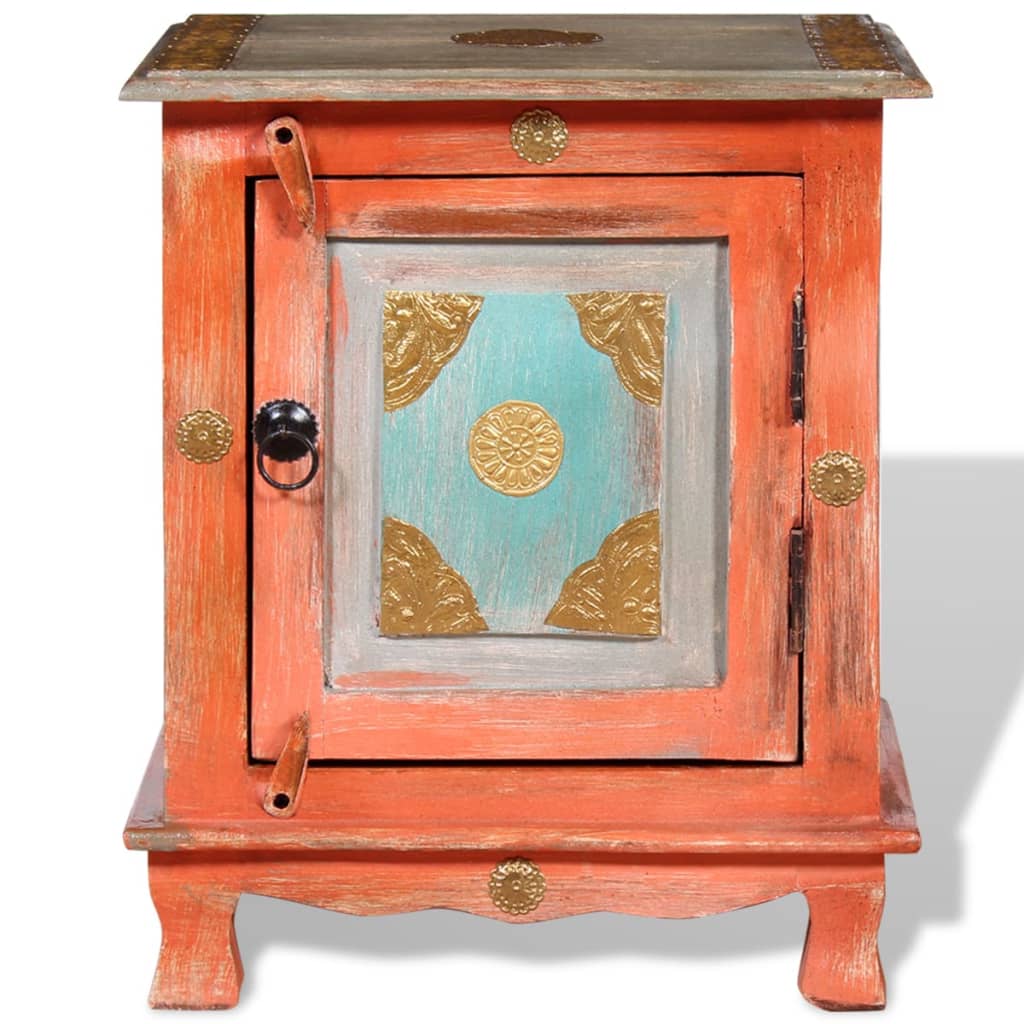 Nattbord Sengbord orange mango heltre