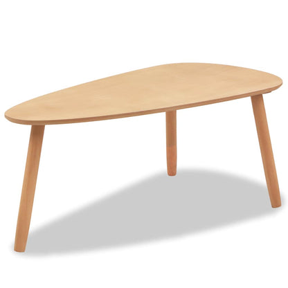 Salongbord Sofabord Tre heltre furu sett 2 deler brun