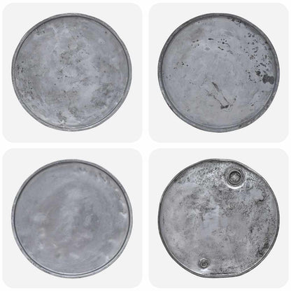 Salongbord Sofabord Tre Gjenvunnet Heltre 60x45 cm sølv