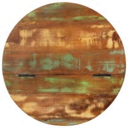 Salongbord Sofabord Tre Gjenvunnet Heltre Svart bolleformet