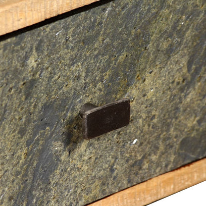 Salongbord Sofabord Tre Gjenvunnet Heltre teak 90x65x40 cm