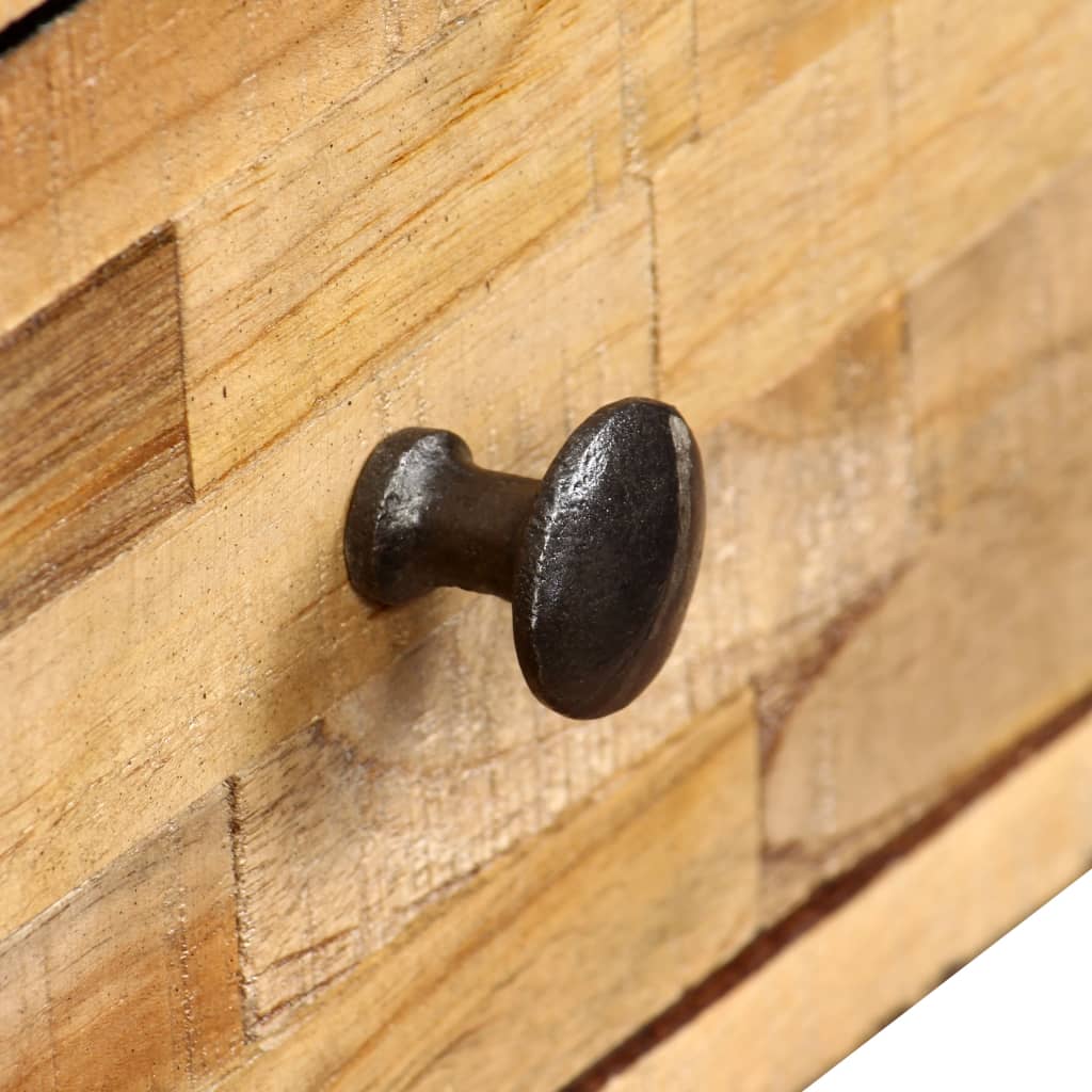 Salongbord Sofabord Tre Gjenvunnet Heltre teak 90x65x40 cm