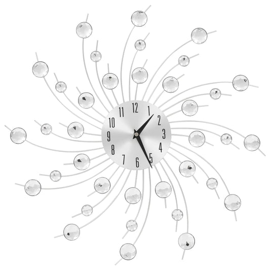 Veggklokke med kvartsurverk 50 cm moderne design