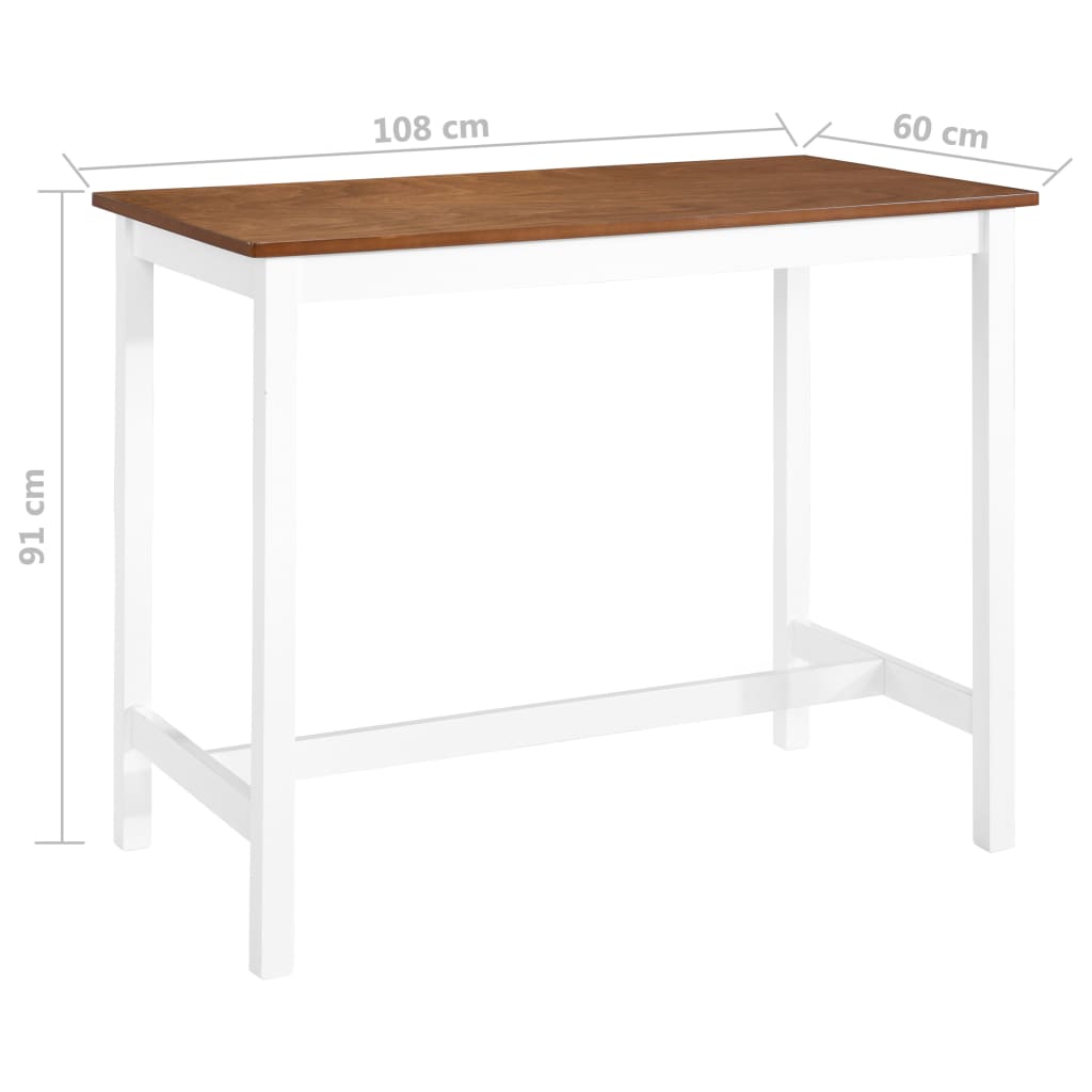 Barbord kafebord Bistrobord heltre 108x60x91 cm