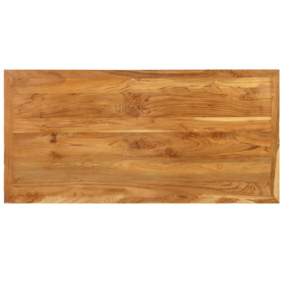 Barbord kafebord Bistrobord gjenvunnet heltre teak 120x58x106 cm