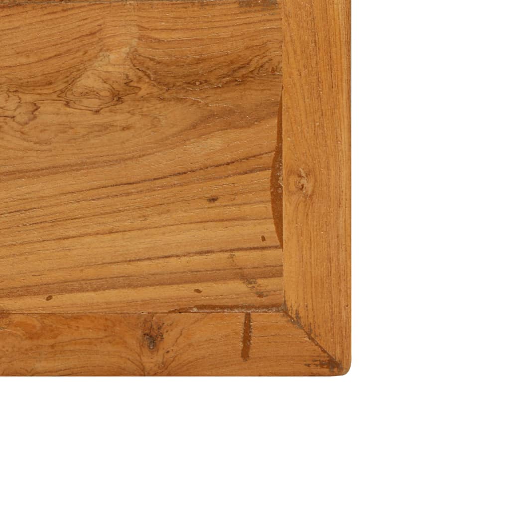 Barbord kafebord Bistrobord gjenvunnet heltre teak 150x70x106 cm