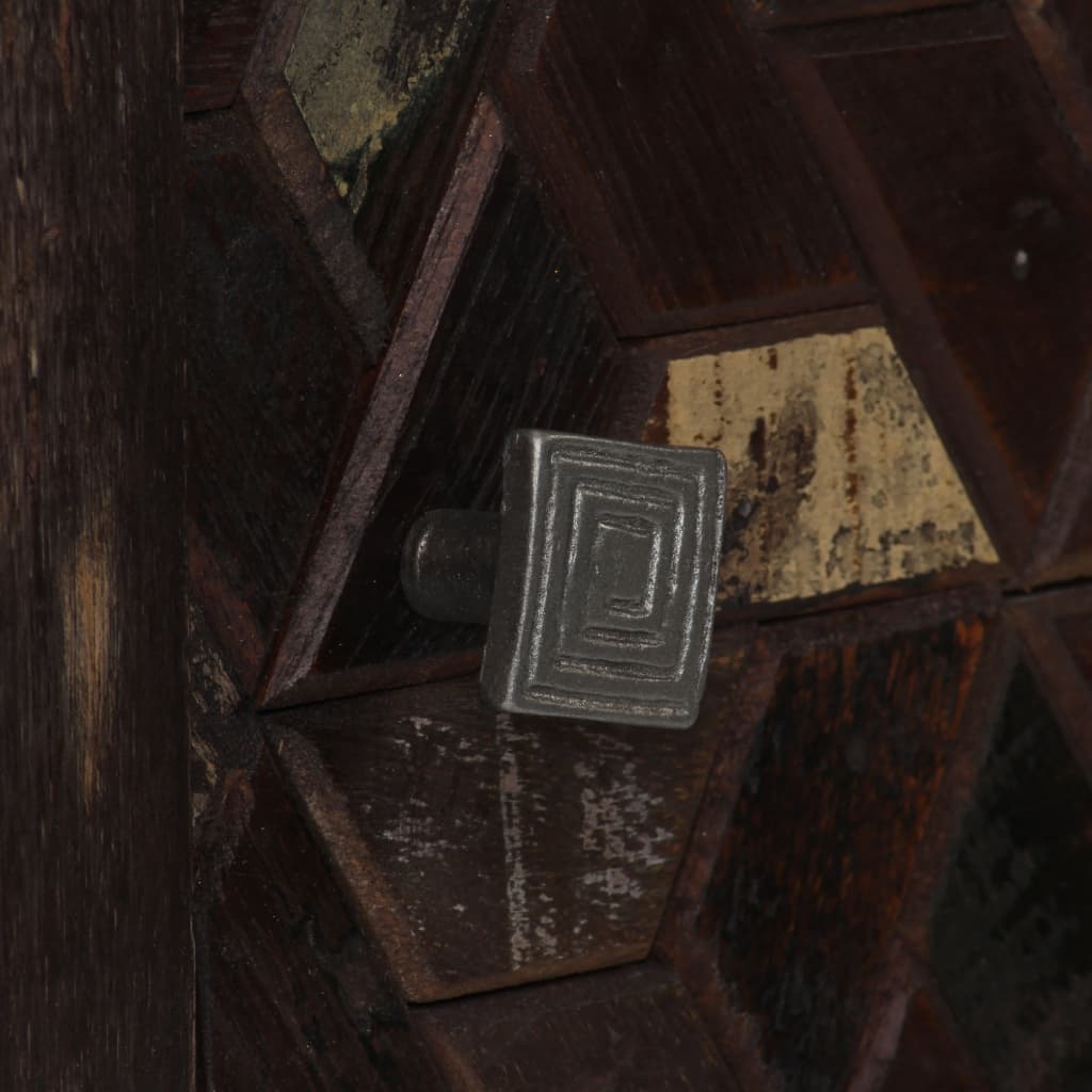 Nattbord Sengbord Tre Gjenvunnet Heltre 40x30x50 cm