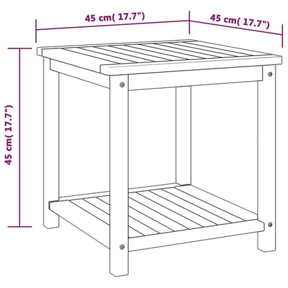 Sidebord heltre akasie 45x45x45 cm