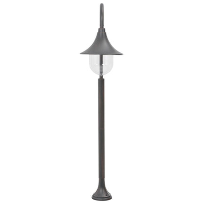 Hagebelysning Hagelyktestolpe E27 120 cm aluminium bronse