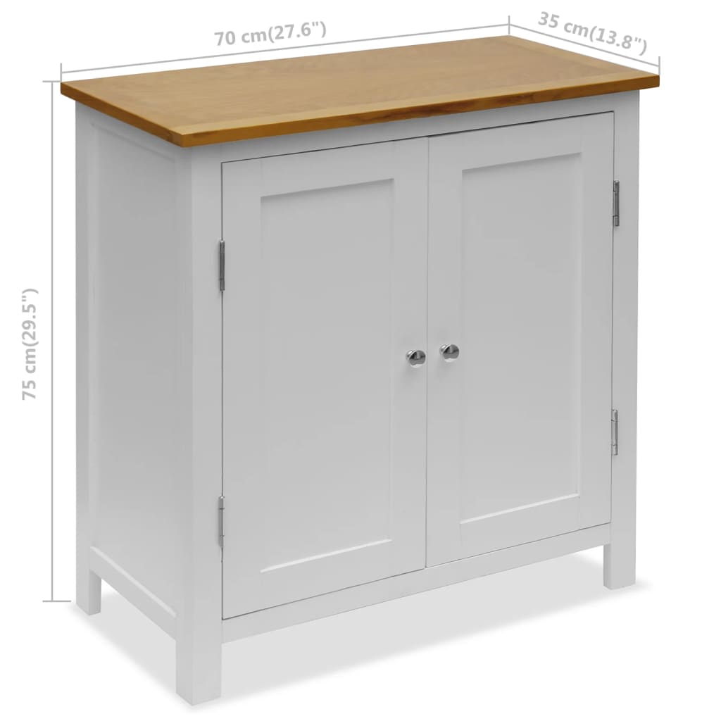 Skap Tre  70x35x75 cm heltre eik