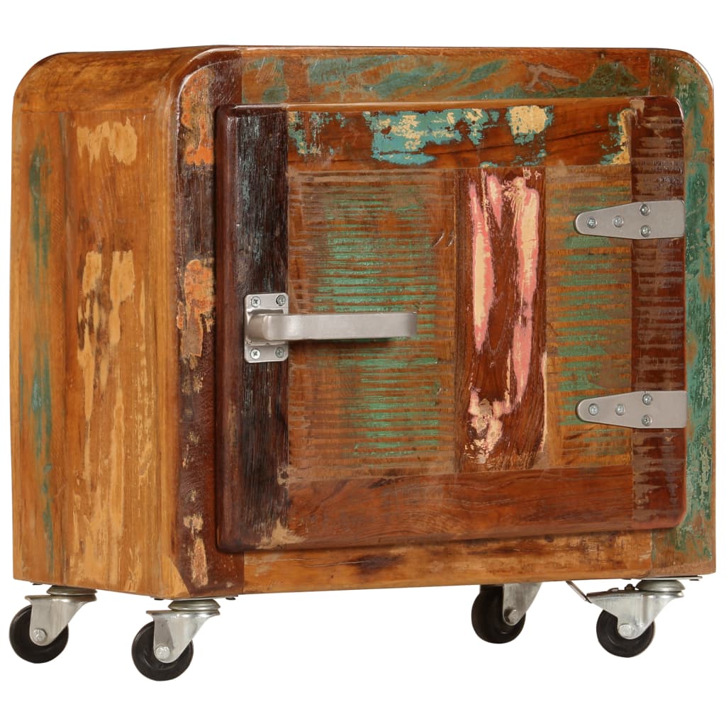 Nattbord Sengbord Tre Gjenvunnet Heltre 50x30x50 cm