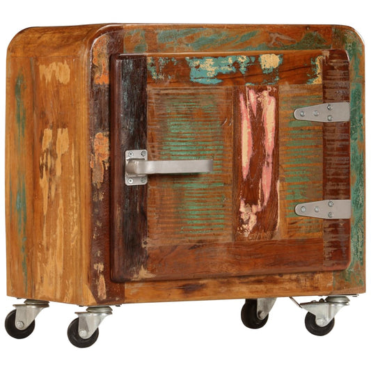 Nattbord Sengbord Tre Gjenvunnet Heltre 50x30x50 cm