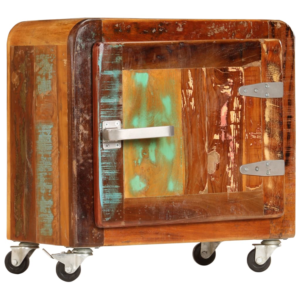 Nattbord Sengbord Tre Gjenvunnet Heltre 50x30x50 cm