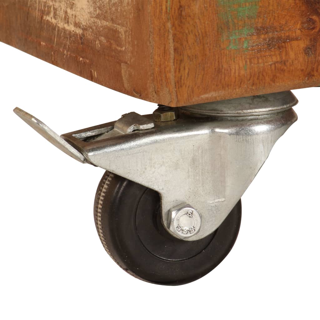 Nattbord Sengbord Tre Gjenvunnet Heltre 50x30x50 cm