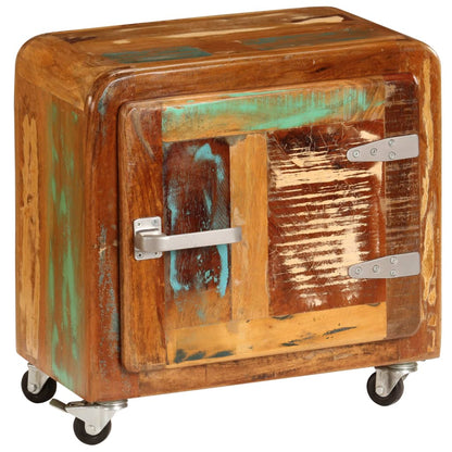 Nattbord Sengbord Tre Gjenvunnet Heltre 50x30x50 cm