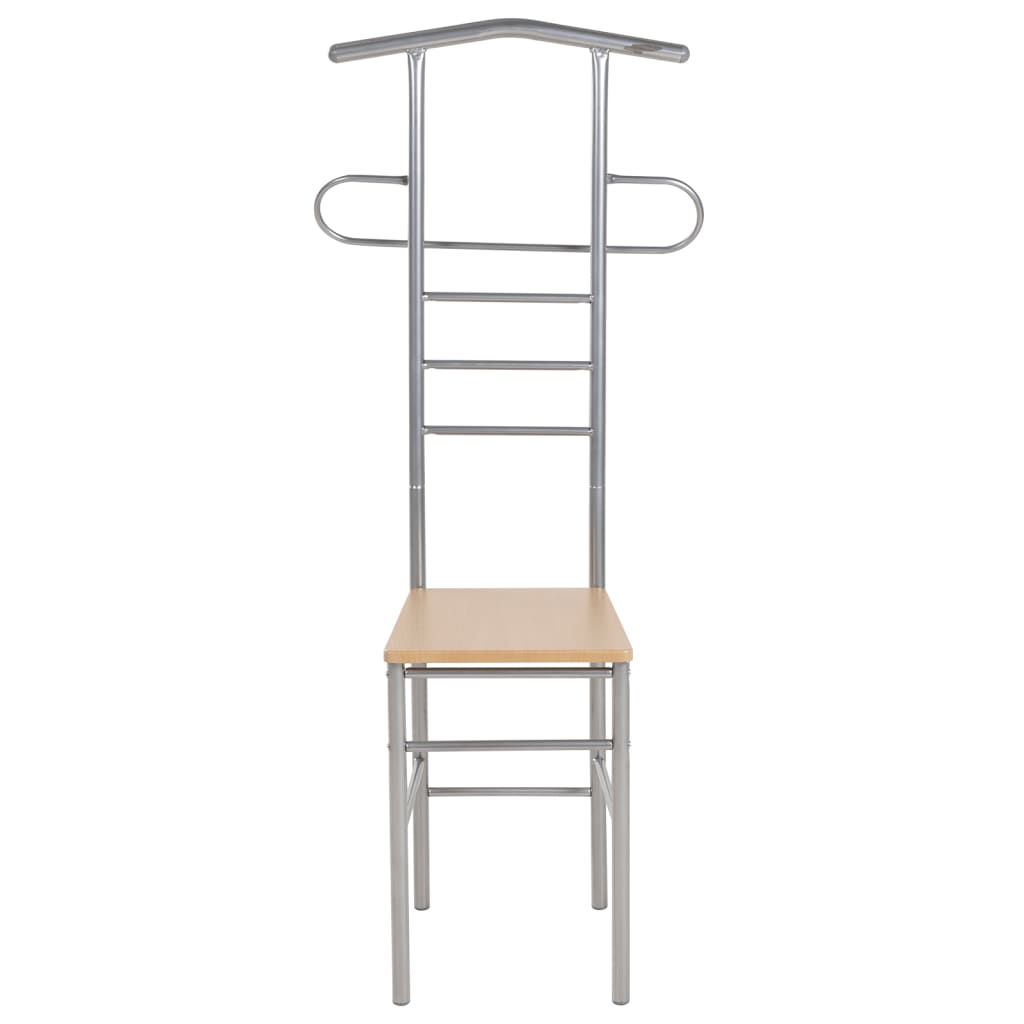 Hallmøbel Klesstativ med stol 2 stk metall