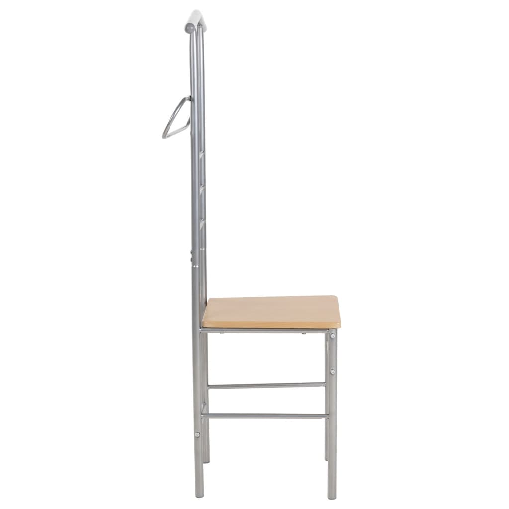 Hallmøbel Klesstativ med stol 2 stk metall