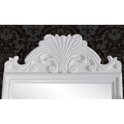 Sminkespeil Hvit med rektangulært svingspeil