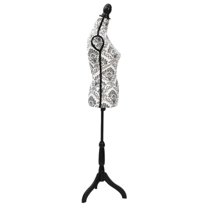 Skredderbyste dame svart hvit