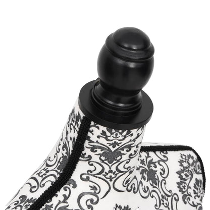 Skredderbyste dame svart hvit