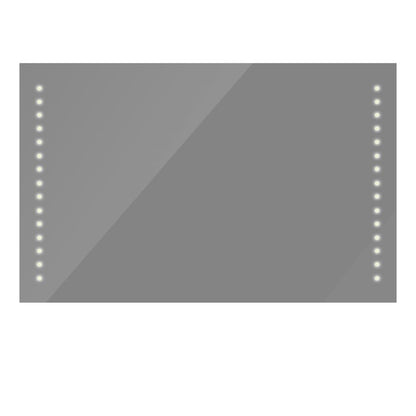 Baderomsspeil med LED-lys 100 x 60 cm (L x H)