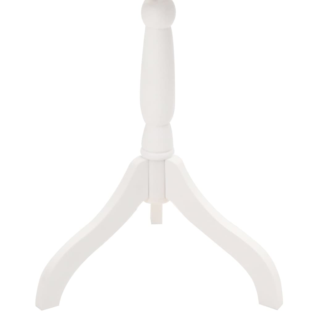 Skredderbyste dame bomull hvit med roser