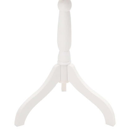 Skredderbyste dame bomull hvit med roser