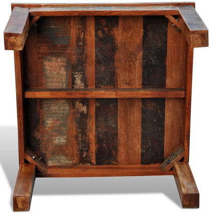 Salongbord Sofabord Tre Gjenvunnet Heltre firkantet