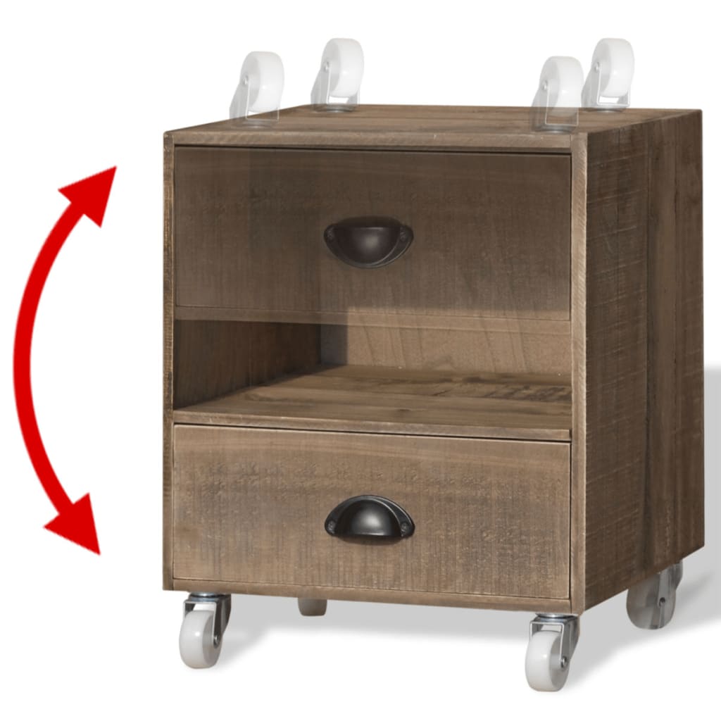 Nattbord Sengbord Brun