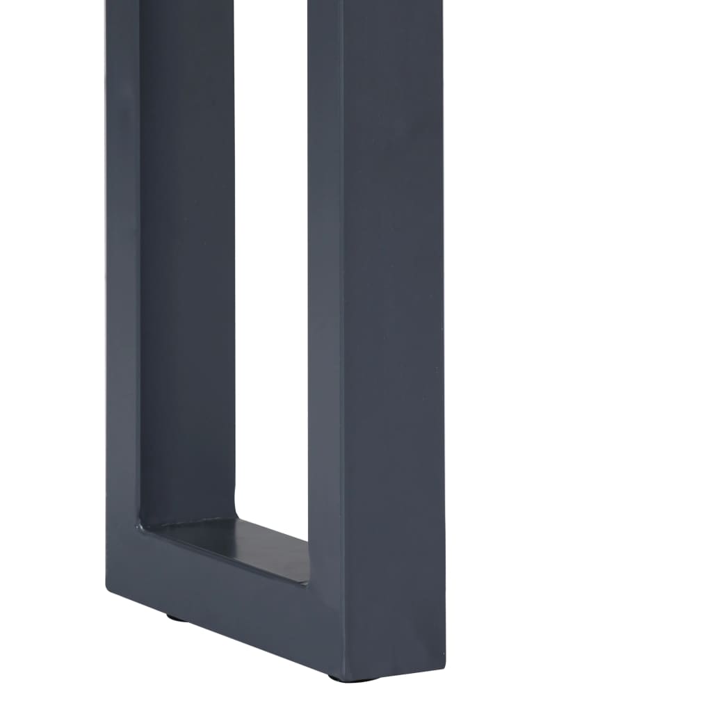 Avlastningsbord Konsollbord Grå 115x35x76 cm heltre akasie