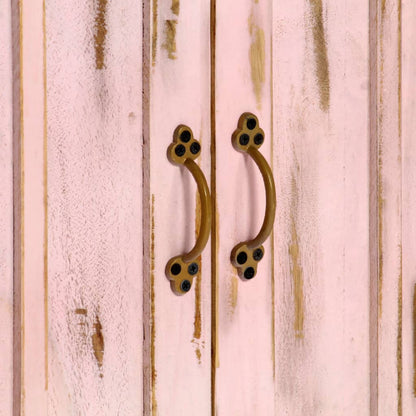 Skjenk Tre lyserosa 110x35x70 cm heltre mango