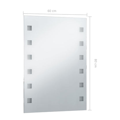 Baderomsspeil LED 60x80 cm