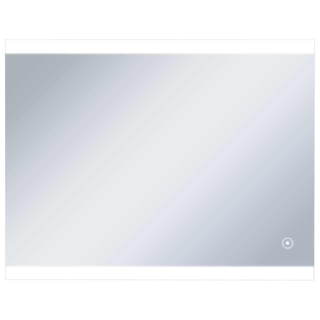 Baderomsspeil LED med berøringssensor 80x60 cm